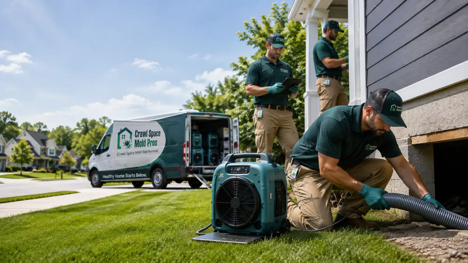 Crawl Space Mold Removal in Lorton, VA
